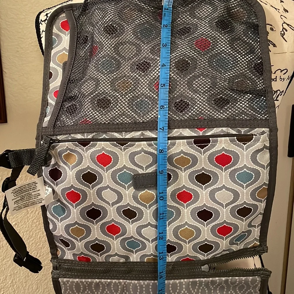 Skip Hop Pronto Baby Changing Station Red Black White Hearts Travel- never used